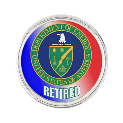 US Department Of Energy Retired Lapel Pin