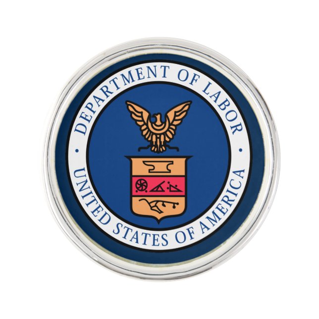 US Department Of Labor Lapel Pin (Front)