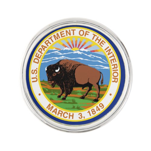 US Department Of The Interior Lapel Pin