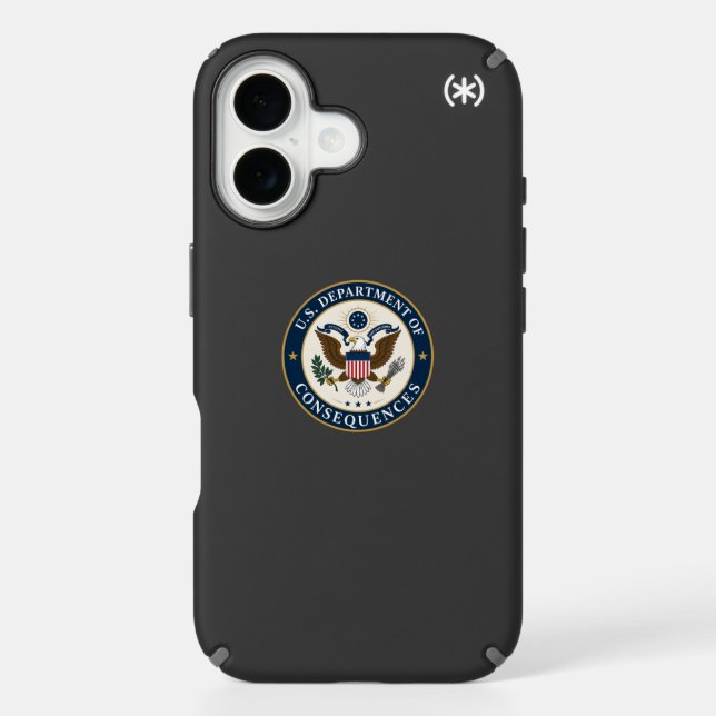 US Dept of Cunsequences Speck iPhone Case (Front)