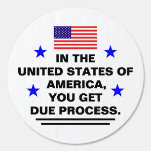 US Due Process Yard Sign