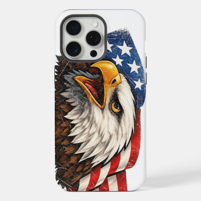 US Eagle iPhone 15 Pro Max Case (Back)