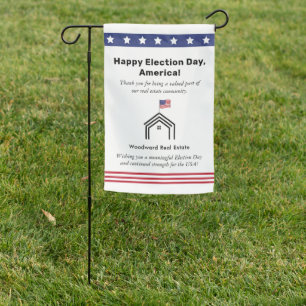 US Election   Real Estate Patriotic Promotional Garden Flag