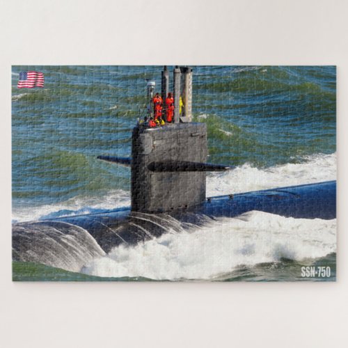 US FAST ATTACK SUBMARINE – SSN-750 (20x30 INCH) Jigsaw Puzzle