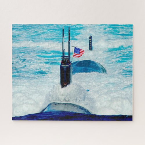 US FAST ATTACK SUBMARINE  SSN_770 16x20 INCH Jigsaw Puzzle