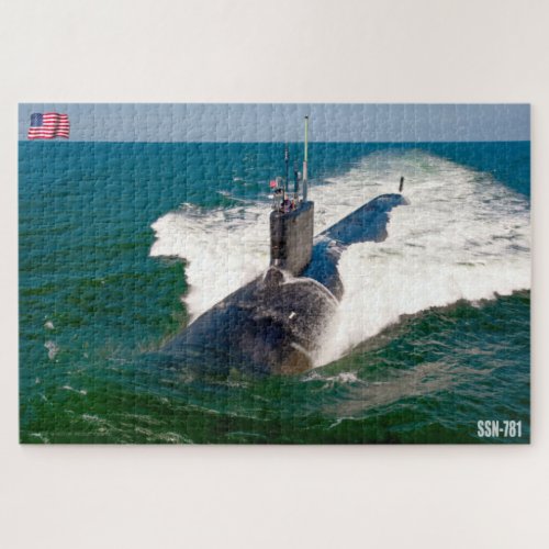 US FAST ATTACK SUBMARINE  SSN_781 20x30 INCH Jigsaw Puzzle