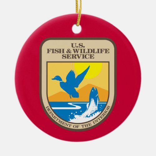 US Fish and Wildlife Service Christmas Ornament