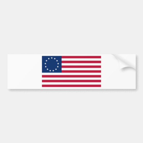 US flag 13 stars Betsy Ross Bumper Sticker