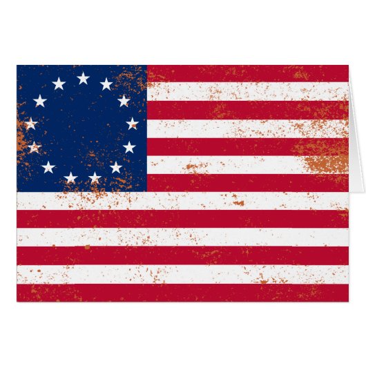 US Flag 1776 Cards (Front Horizontal)