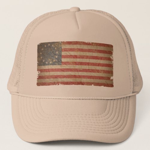 US Flag 1776 Trucker Hat
