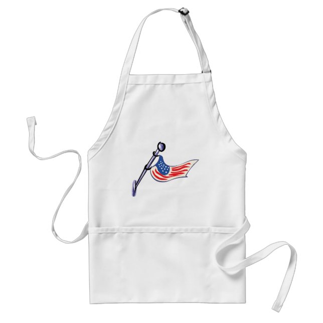 US Flag Adult Apron (Front)