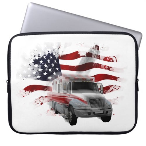 US Flag Ambulance phone case EMT Paramedic