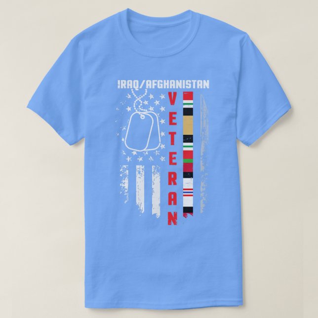 US Flag America Happy Veteran Day To Me You Iraq A T-Shirt (Design Front)
