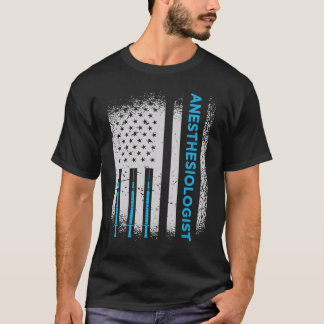 Us Flag Anesthesiologist T-Shirt