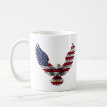 US Flag Bald Eagle 4th of July