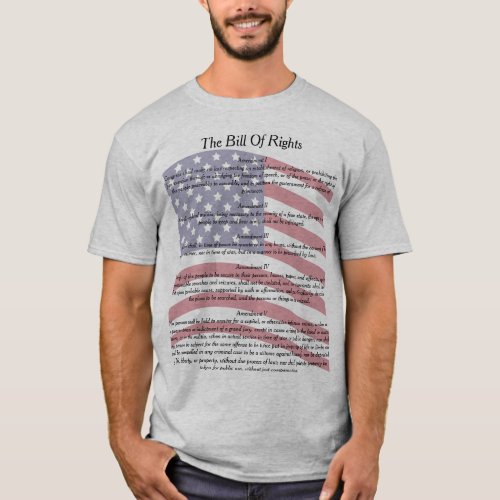 US Flag Bill Of Rights T_Shirt