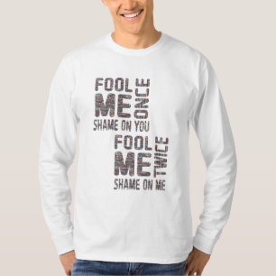 US Flag Black and White Vintage Retro T-Shirt