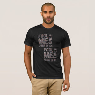 US Flag Black and White Vintage Retro T-Shirt