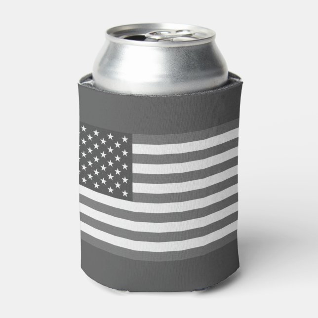 US Flag Can Cooler (Can Front)