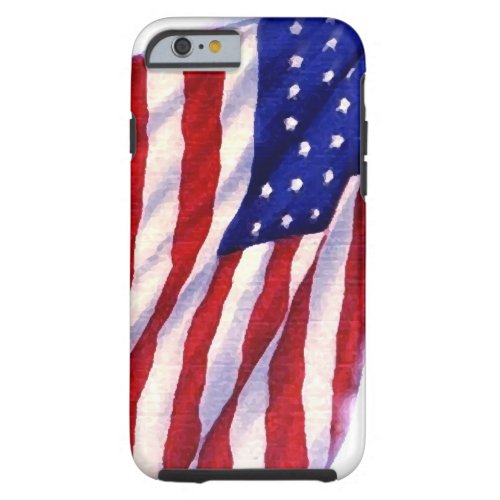 US Flag Tough iPhone 6 Case
