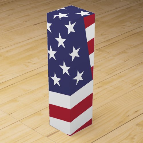 US Flag _ Celebrate America _ Independence Day Wine Gift Box