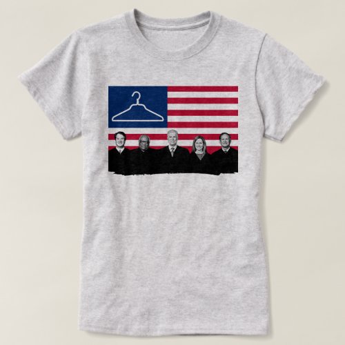 US Flag Coat Hanger SCOTUS T_shirt