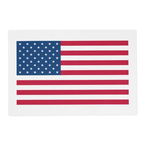 US Flag Design 4th of July Party  Placemat