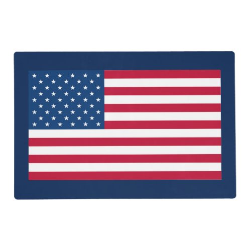 US Flag Design 4th of July Party Placemat
