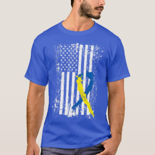 US Flag Down Syndrome Awareness T-Shirt