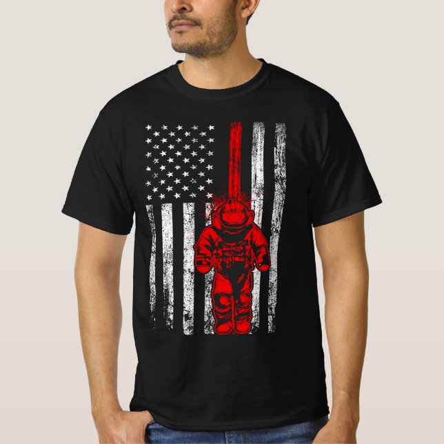 US Flag EOD Tech T-Shirt (Front)