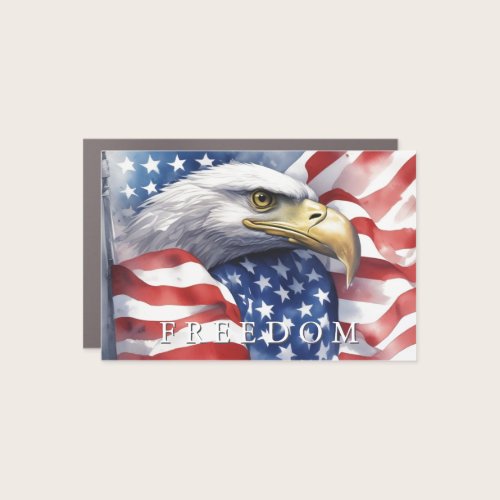 US Flag Freedom Eagle Motivational Inspirational Car Magnet US Flag Freedom Eagle Motivational Inspirational Car Magnet