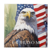 US Flag Freedom Eagle Motivational Inspirational
