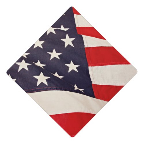 US Flag Graduation Cap Topper