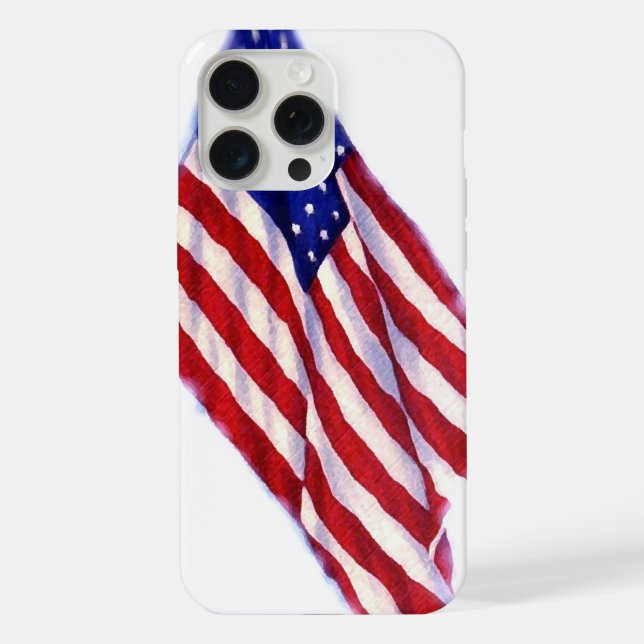 US Flag Iphone Case (Back)