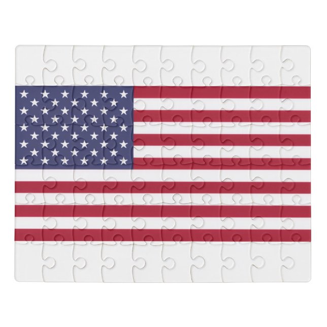US Flag Jigsaw Puzzle (Puzzle Horizontal)