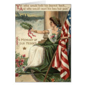 US Flag Lady Liberty Rose Soldiers (Front)