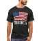 US Flag 'MERICA Distressed T-shirt