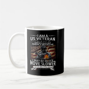 US Flag Old Veteran Day Put Uniform Back If Americ Coffee Mug