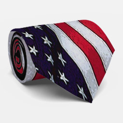 patriotic neck tie