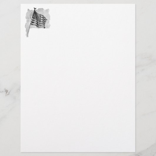 US Flag Patriotic Vintage Art (Front)