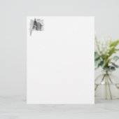 US Flag Patriotic Vintage Art (Standing Front)