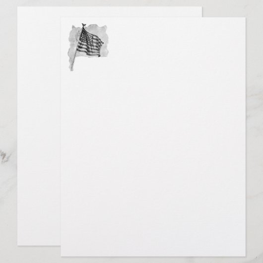 US Flag Patriotic Vintage Art (Front/Back)