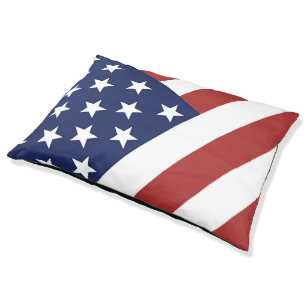 Usa Flag Pet Beds Zazzle Us Flag Pet Bed