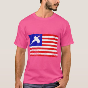 Us Flag Pheasant Hunting T-Shirt