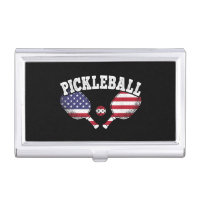 US Flag Pickleball Player Vintage Pickle Ball Love