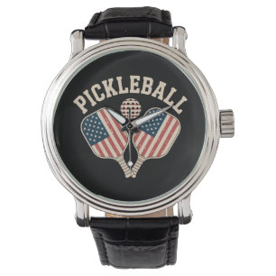 US Flag Pickleball Player Watch