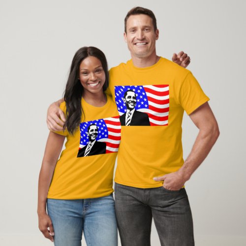 US Flag President Barack Obama Shirt