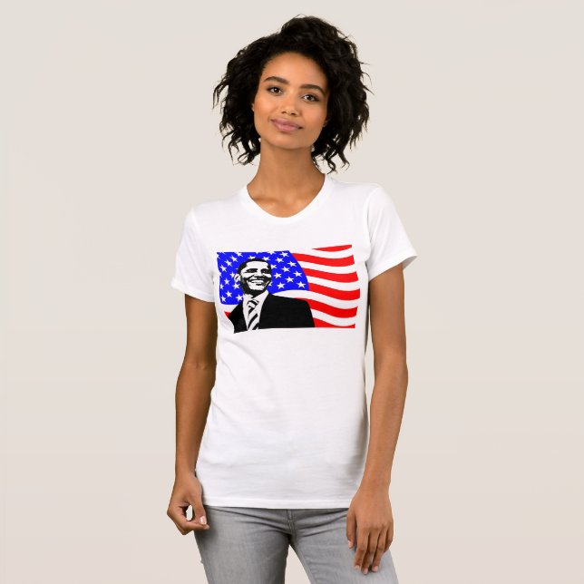 US Flag President Barack Obama Shirt (Front Full)