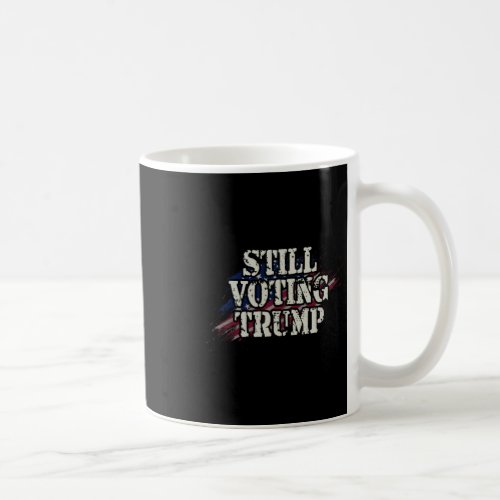 Us Flag Retro Trump Shirt _ Voting Convicted Felon Coffee Mug