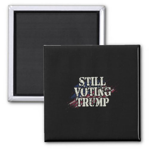 Us Flag Retro Trump Shirt _ Voting Convicted Felon Magnet